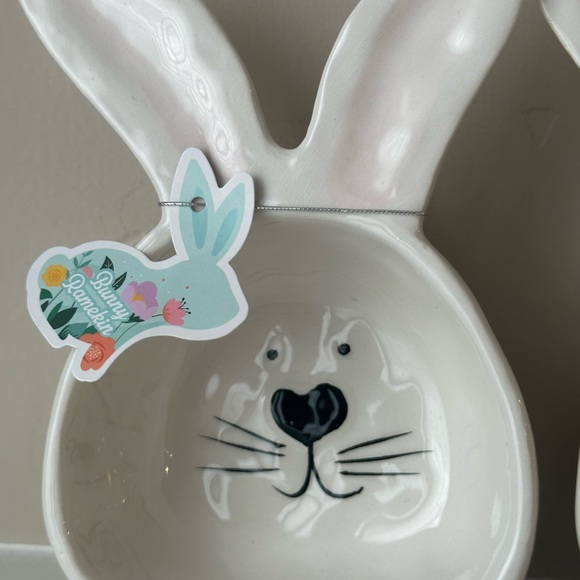 Easter Bunny Ears Ramekins Measuring Cups Bundle Adorable Bunnies Ceramic - Picture 4 of 8